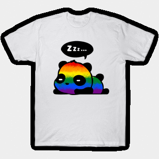 LGBT Rainbow pride panda T-Shirt